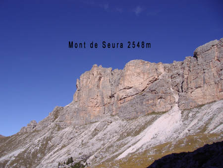  -> Mont de Seura 2548m -  Haupt- und Nebengipfel 2585m   (I)